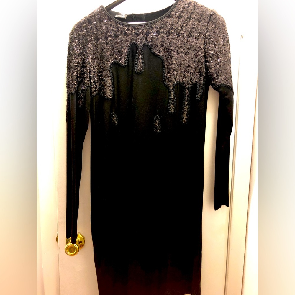 Love Moschino black knee length dress